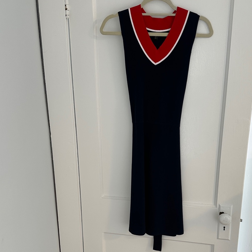 Banana Republic Navy and Red Mini Dress